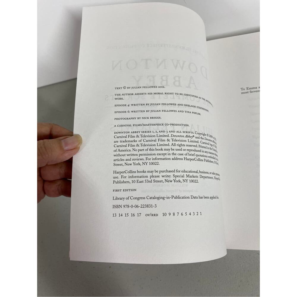 Downton Abbey The Complete Scripts Season One Soft Cover Book - Picture 2 of 8